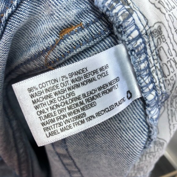 Wild Fable Denim Fray Hem Skirt Size 6 Light Wash - Picture 4 of 4